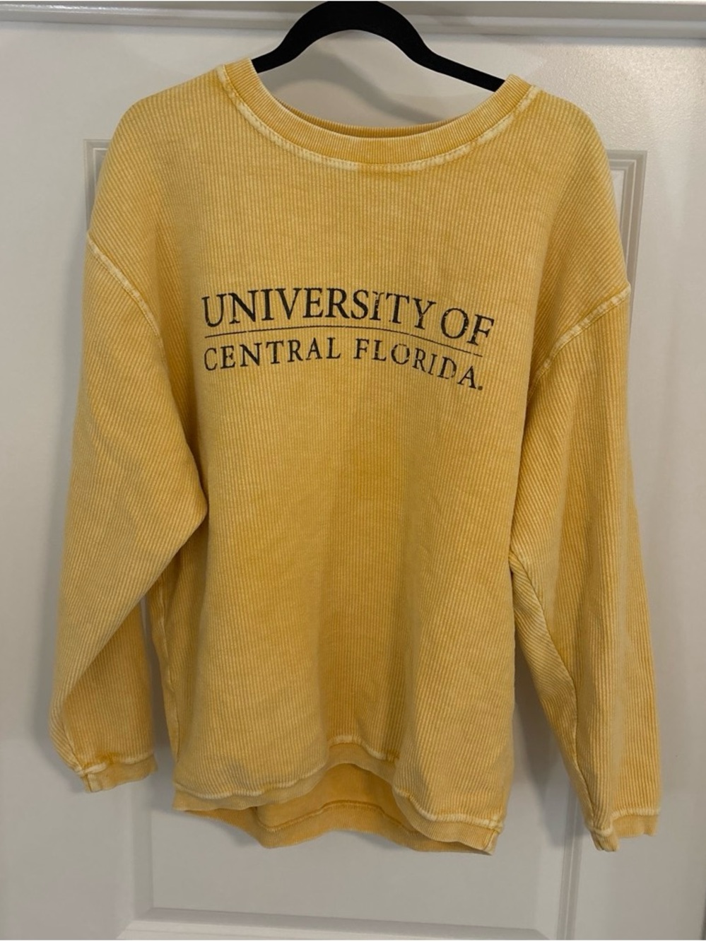 University of Central Florida Yellow Corded Sweatshirt